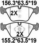 天博 SCP584 刹车片 - TEMB TEMB SCP584 Brake Pad 天博 SCP584 刹车片 TEMB 刹车系统