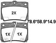 天博 SCP589 刹车片 - TEMB TEMB SCP589 Brake Pad 天博 SCP589 刹车片 TEMB 刹车系统