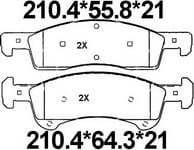 天博 SCP625 刹车片 - TEMB TEMB SCP625 Brake Pad 天博 SCP625 刹车片 TEMB 刹车系统