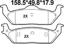 TEMB SCP626 Brake Pad - TEMB TEMB SCP626 Brake Pad 天博 SCP626 刹车片 TEMB Brake System
