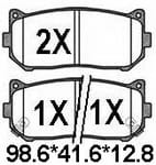 天博 SCP652 刹车片 - TEMB TEMB SCP652 Brake Pad 天博 SCP652 刹车片 TEMB 刹车系统