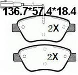 天博 SCP698B 刹车片 - TEMB TEMB SCP698B Brake Pad 天博 SCP698B 刹车片 TEMB 刹车系统