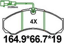 天博 SCP798 刹车片 - TEMB TEMB SCP798 Brake Pad 天博 SCP798 刹车片 TEMB 刹车系统