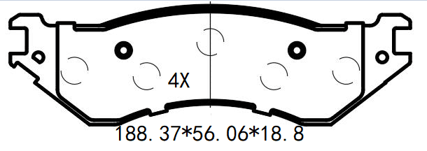 天博 SCP852B 刹车片 - TEMB TEMB SCP852B Brake Pad 天博 SCP852B 刹车片 TEMB 刹车系统