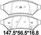 天博 SCP954 刹车片 - TEMB TEMB SCP954 Brake Pad 天博 SCP954 刹车片 TEMB 刹车系统