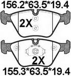 TEMB SCP965 Brake Pad